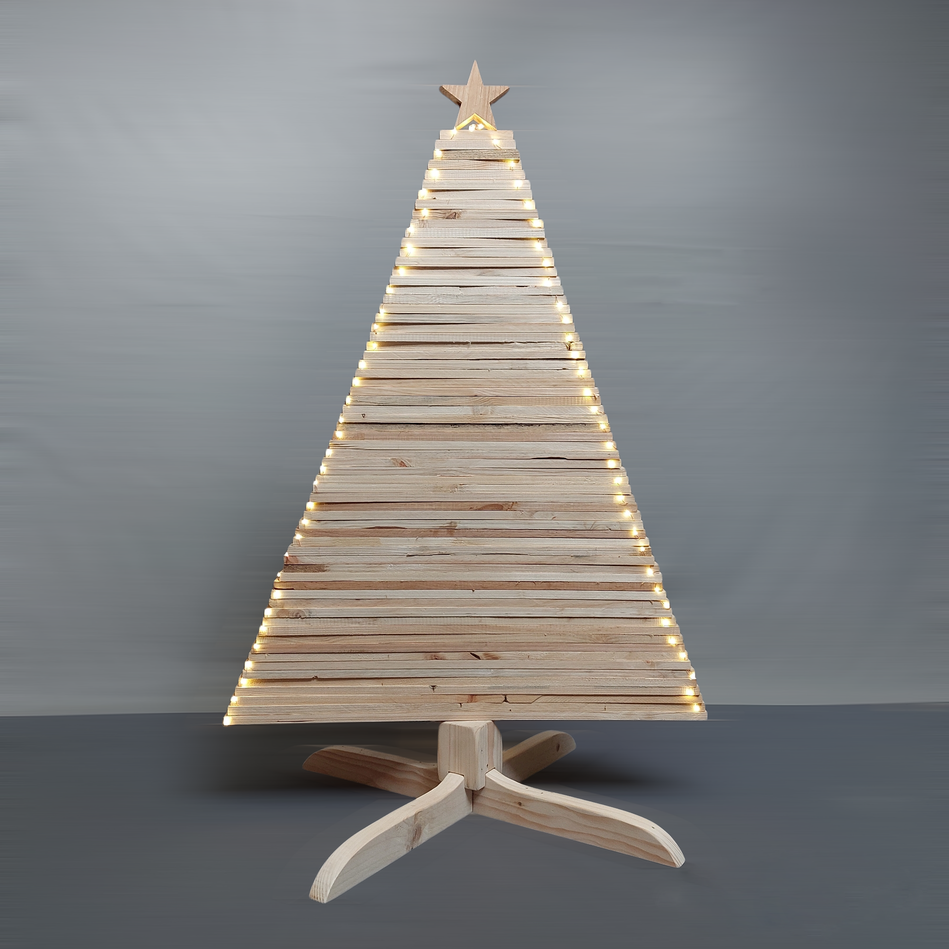 Upcycled, Eco-Friendly and Sustainable Wooden Christmas Tree