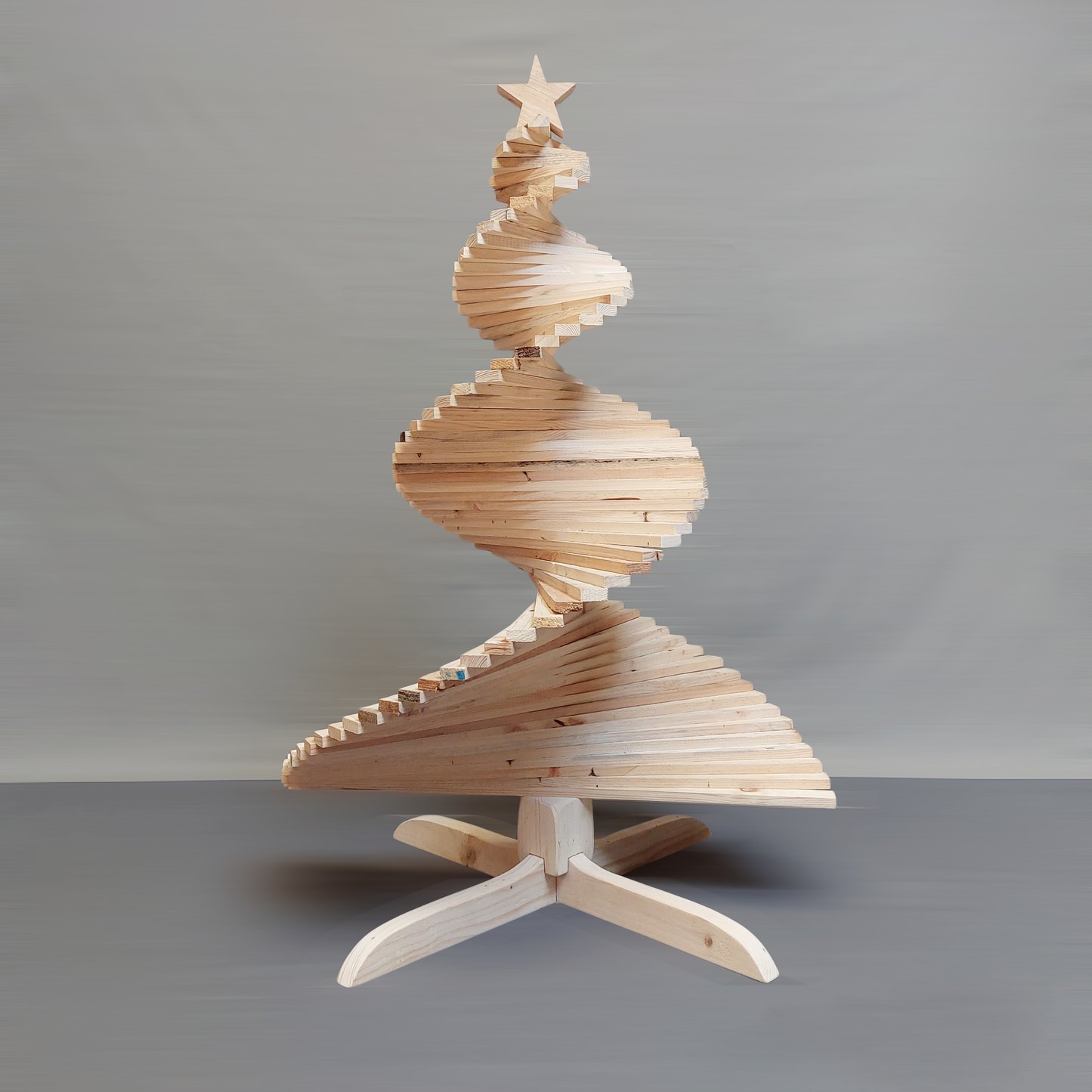 Upcycled, Eco-Friendly and Sustainable Wooden Christmas Tree
