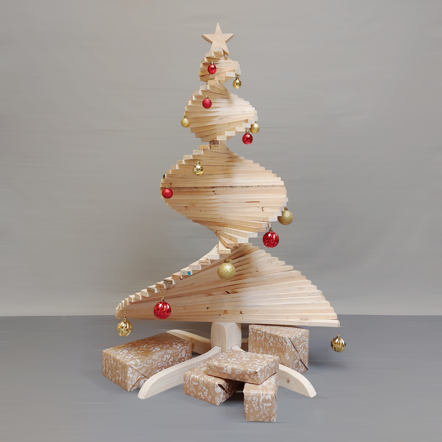 Upcycled, Eco-Friendly and Sustainable Wooden Christmas Tree