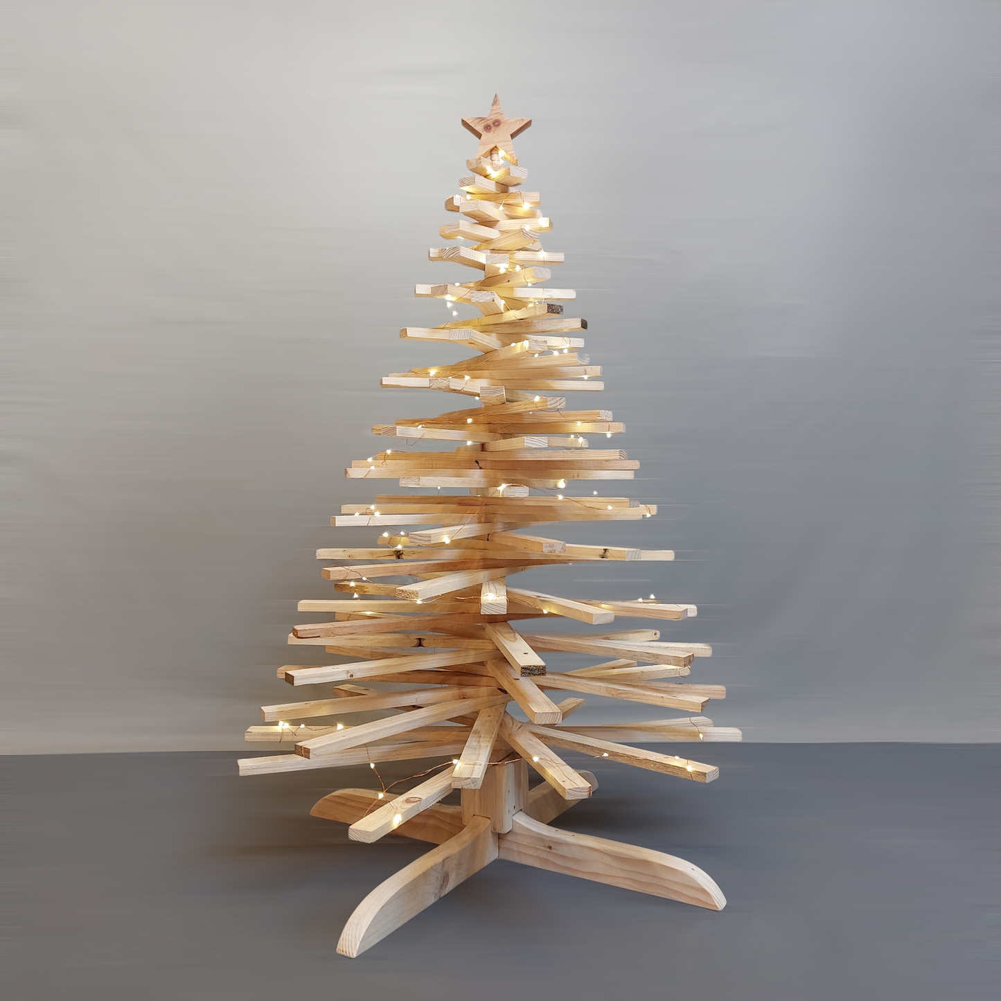 Upcycled, Eco-Friendly and Sustainable Wooden Christmas Tree