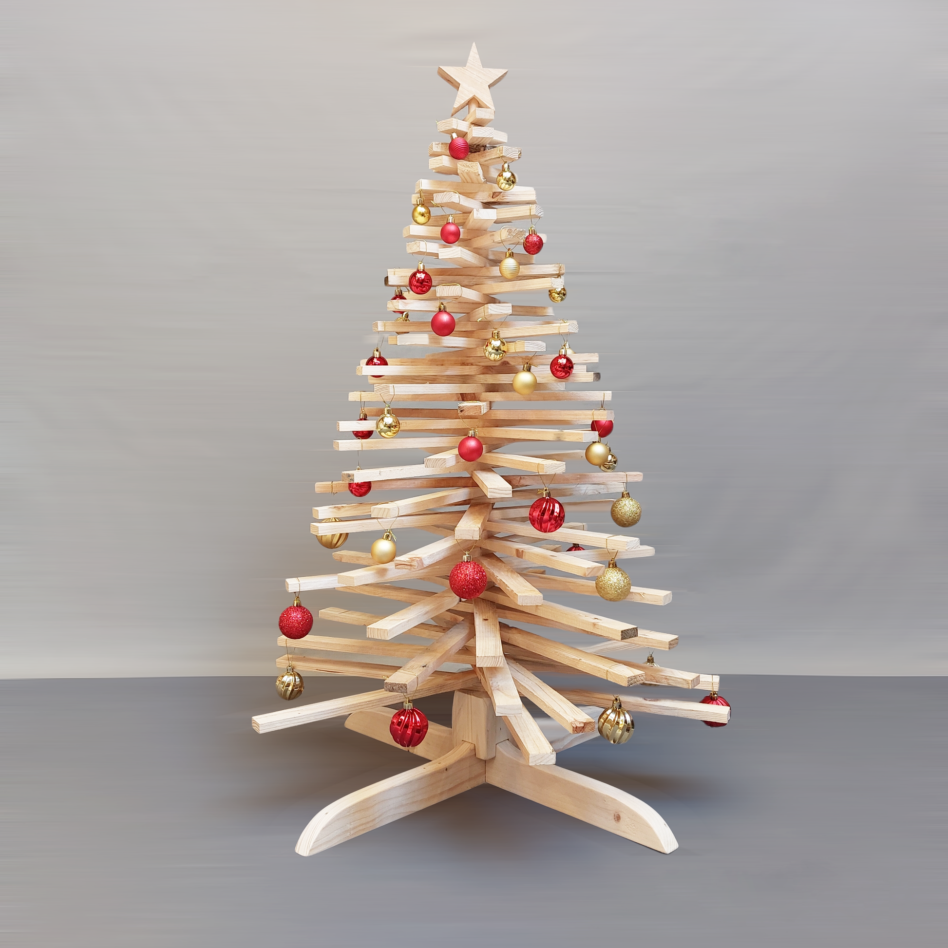 Upcycled, Eco-Friendly and Sustainable Wooden Christmas Tree