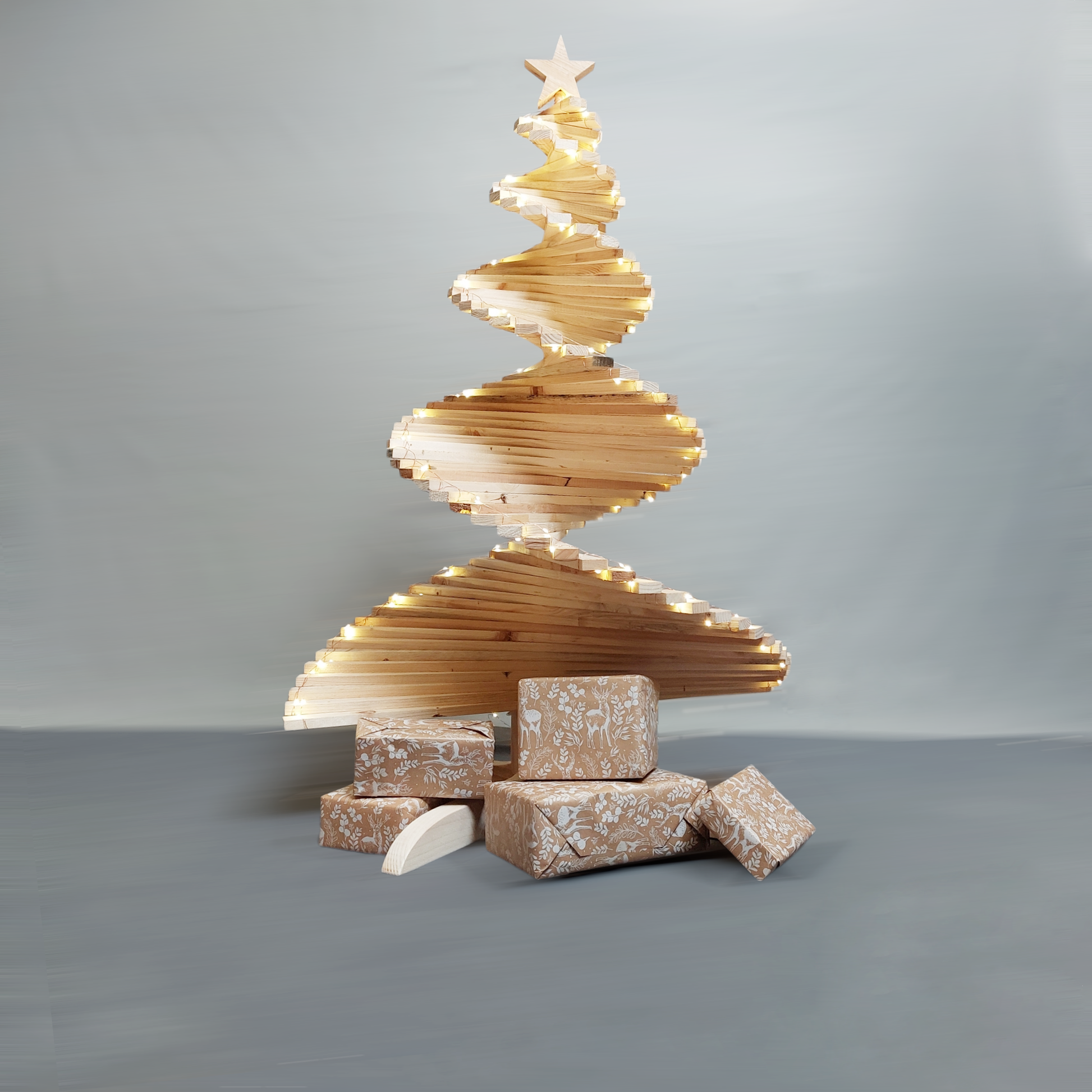 Upcycled, Eco-Friendly and Sustainable Wooden Christmas Tree