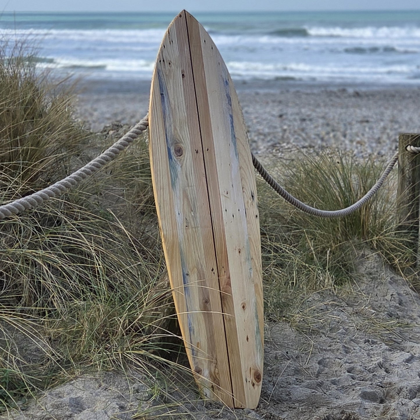 Wooden Surfboard Wall Decor