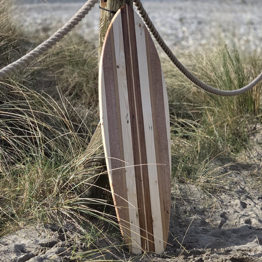 Wooden Surfboard Wall Art - 90cm