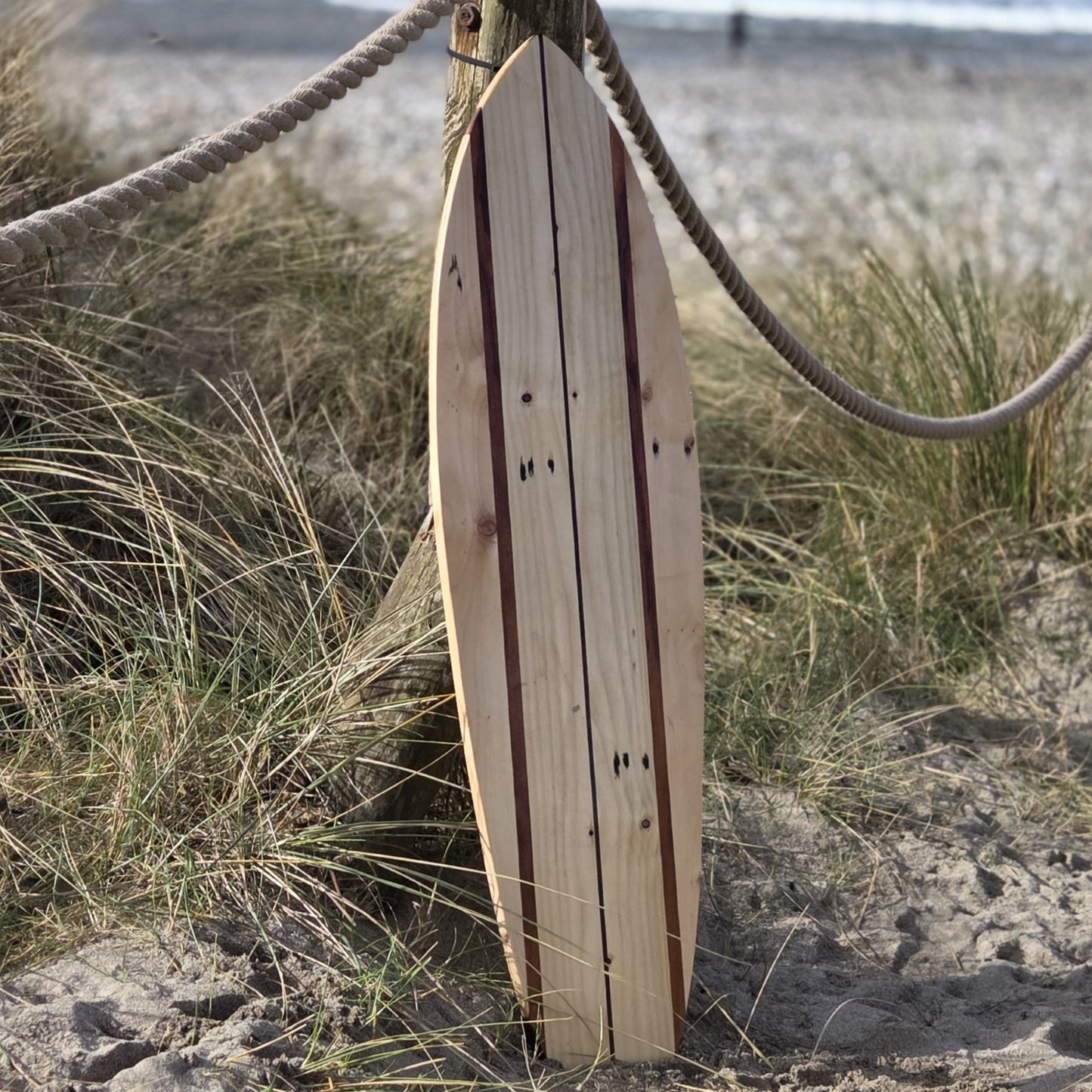 Wooden Surfboard Wall Decor